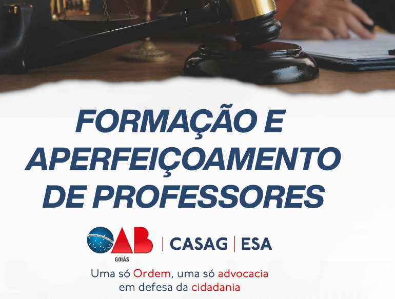 E-book Curso de Formação e Aperfeiçoamento de Professores da ESA-GO